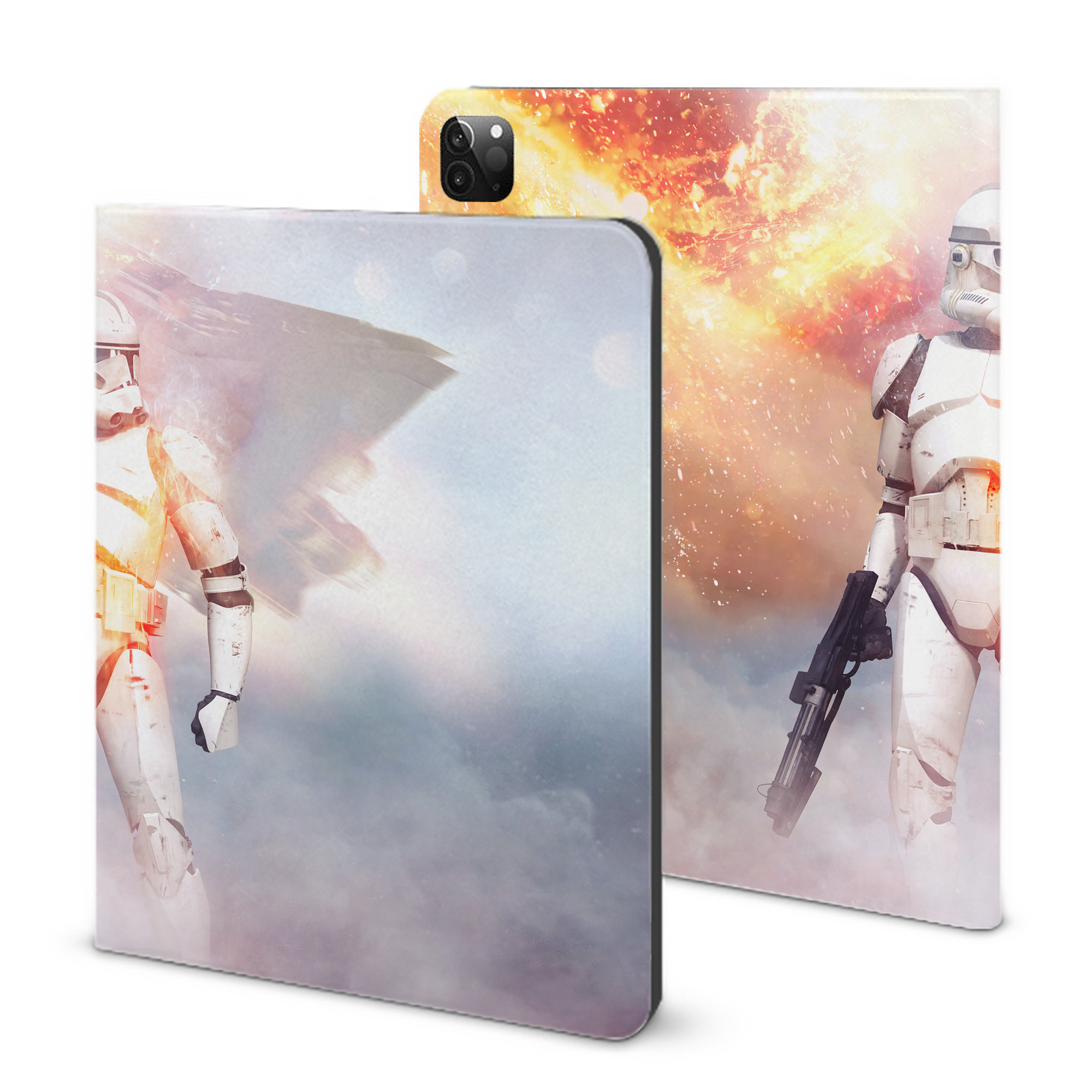 （画像用） スター・ウォーズ Star Wars IPadケース ペンホルダー付き ブックスタイルデザイン
